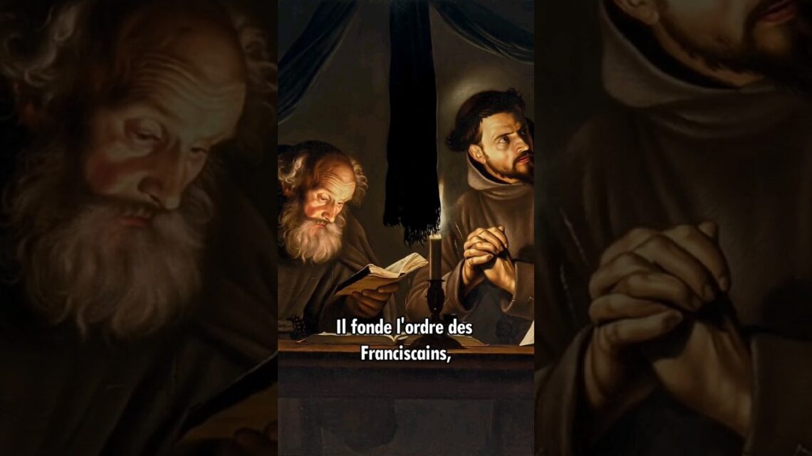 SAINT FRANÇOIS D'ASSISE FONDATEUR DES FRANCISCAINS #catholique #chrétien #saints