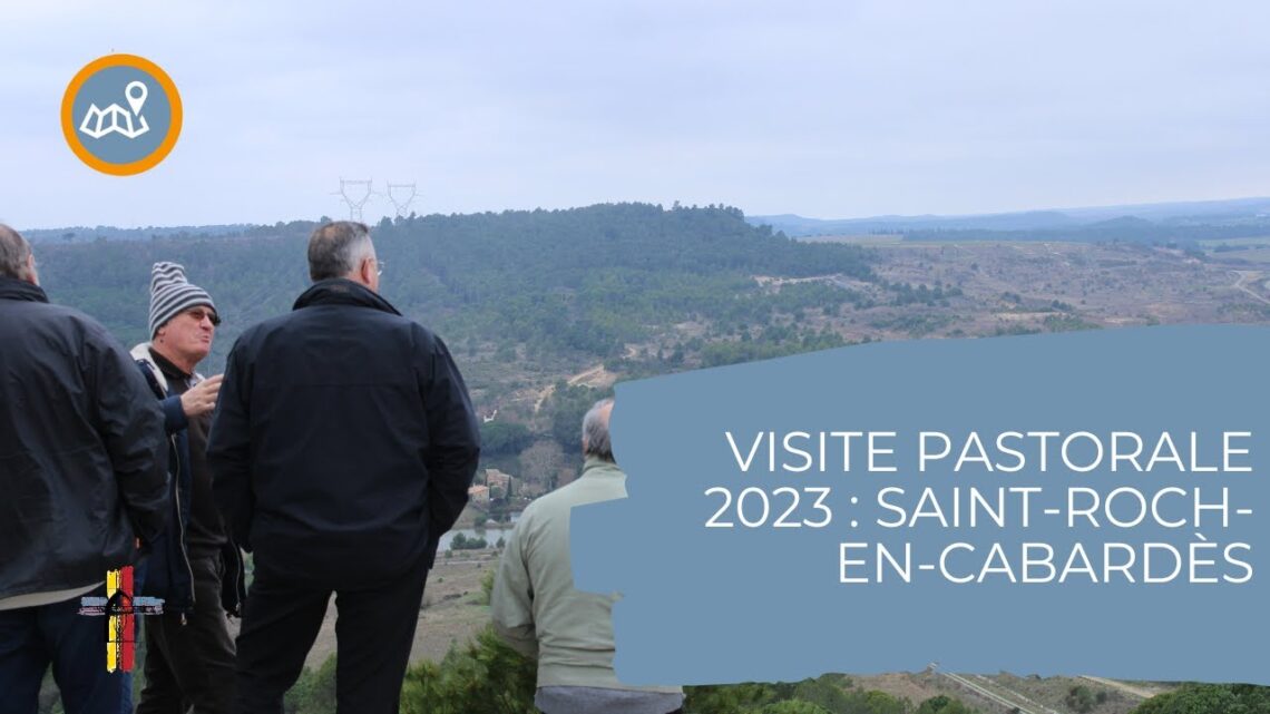 La visite pastorale en Cabardès par Mgr Bruno Valentin en 1 minute