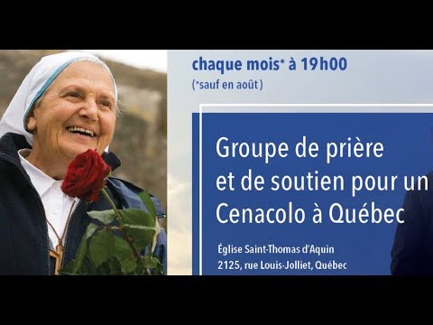 POUR UN CENACOLO À QUÉBEC