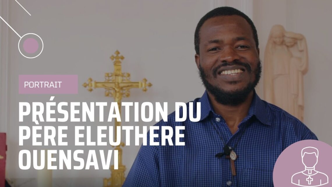 Portrait du Père Eleuthere Ouensavi, nouveau prêtre SMA en Lauragais