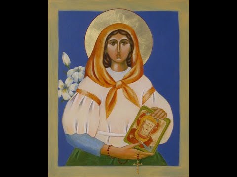 Le martyre de sainte Dymphne de Gheel, vierge, protectrice de tous les traumatisés(635-650) (15 mai/