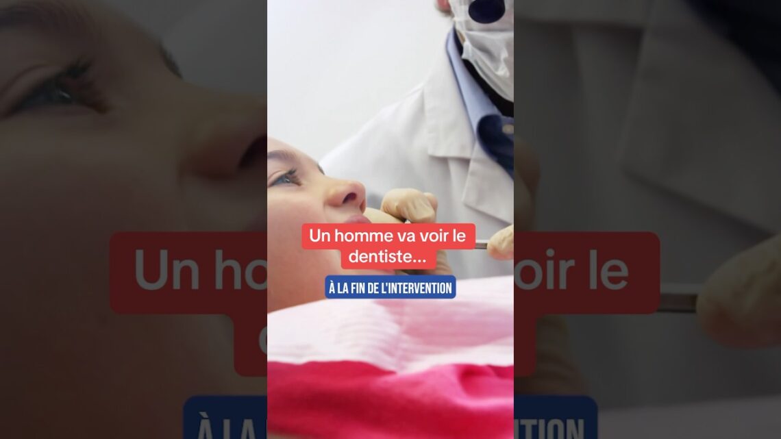 Une comparaison très éclairante... un homme va voir le dentiste